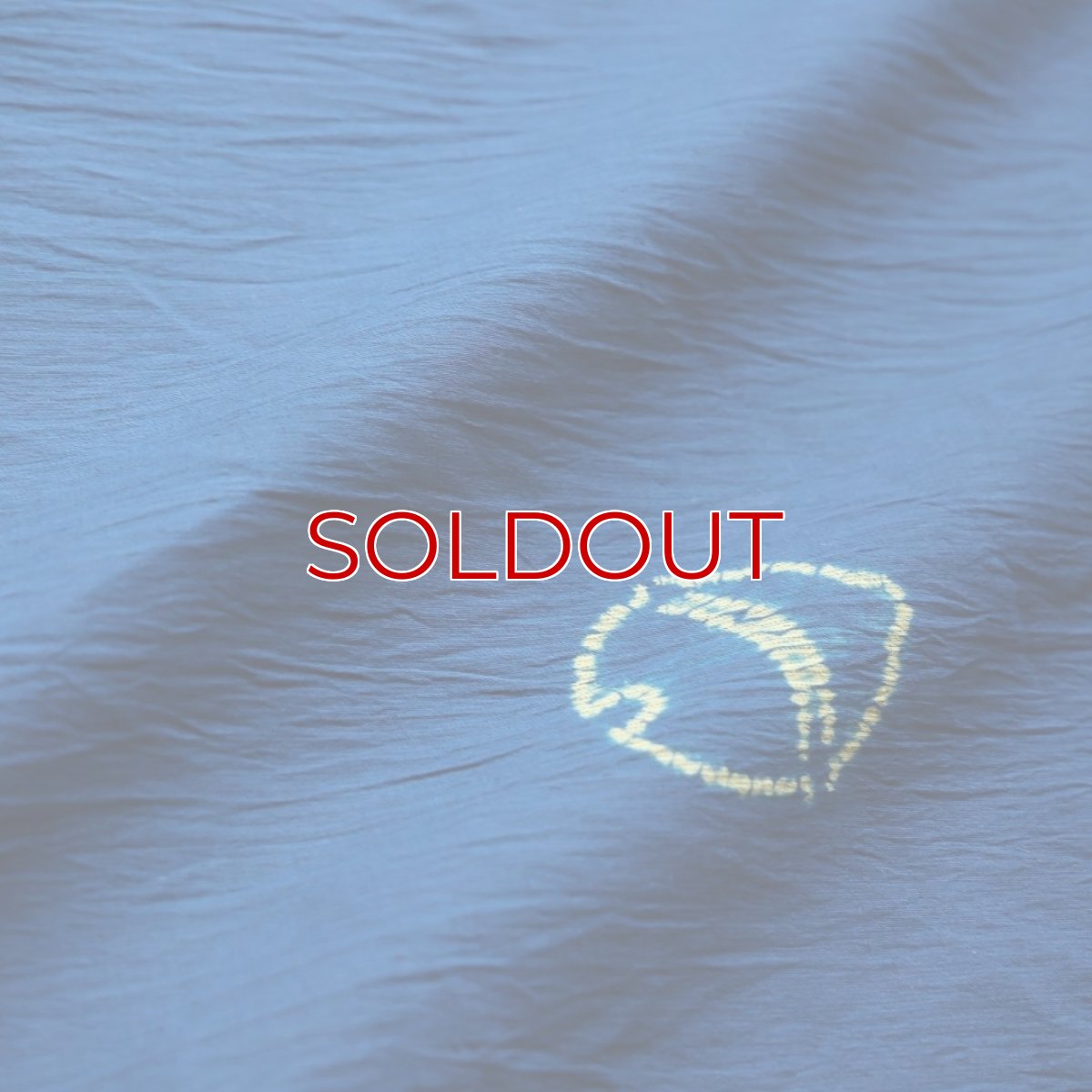 画像5: もたはん×藤井絞の綿麻「猫鈴」青 (5)