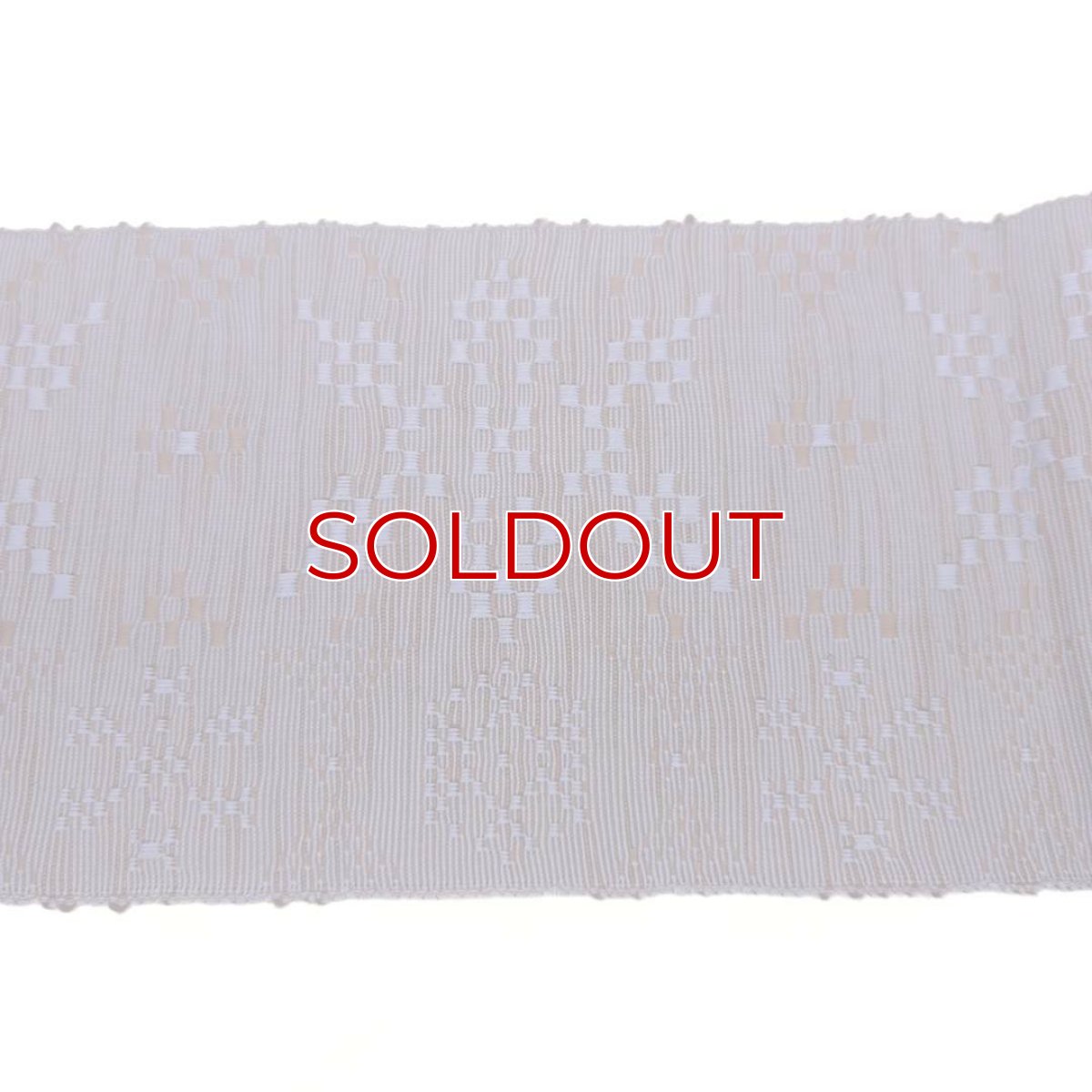 画像3: OLNさんの半幅帯　en coton「雪花」ice-land (3)