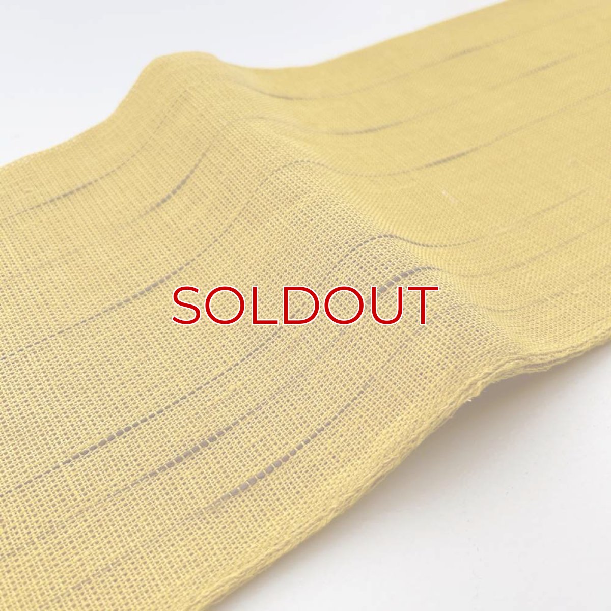 画像6: OLNさんの麻の半幅帯　ひこうき雲「向日葵」 (6)