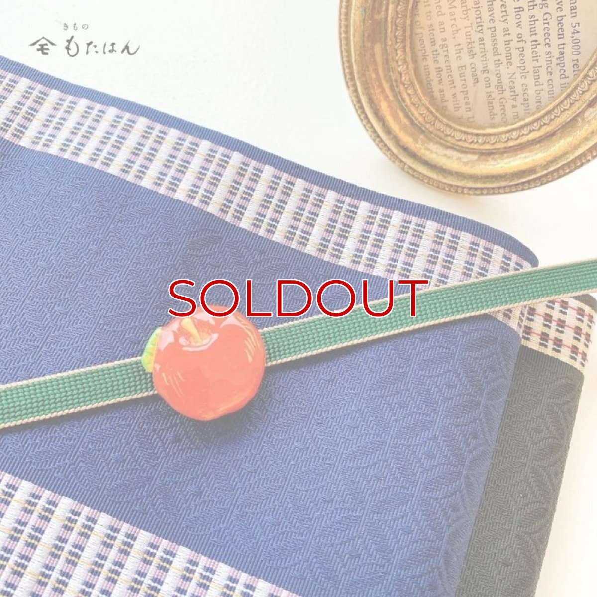 画像5: 小野さんの博多織半幅帯 「隠れ七宝」黒 (5)