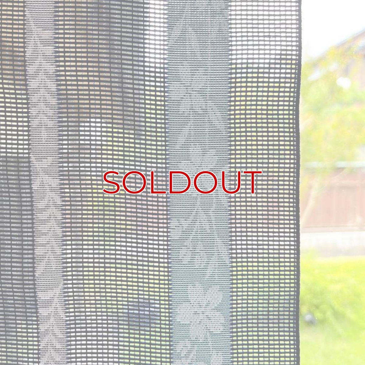 画像8: 井上絹織さんの網戸帯　紺×花柄（かがり仕立付き） (8)