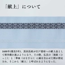 画像3: 井上絹織 紗四寸単帯｜網戸帯「献上」アイスブルー（かがり仕立付き） (3)
