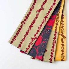 画像12: 喜多屋商店×丸久商店｜注染コラボ干支手ぬぐい半幅帯2026・午（受注生産） (12)