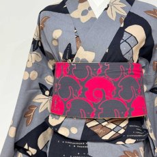 画像14: 喜多屋商店×丸久商店｜注染コラボ干支手ぬぐい半幅帯2026・午（受注生産） (14)