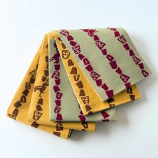 画像8: 丸久商店「馬九行久」切りばめ手ぬぐい半幅帯2026（受注生産） (8)