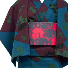 画像9: 喜多屋商店｜うまづくし「赤兎馬バージョン」手ぬぐい半幅帯2026（受注生産） (9)