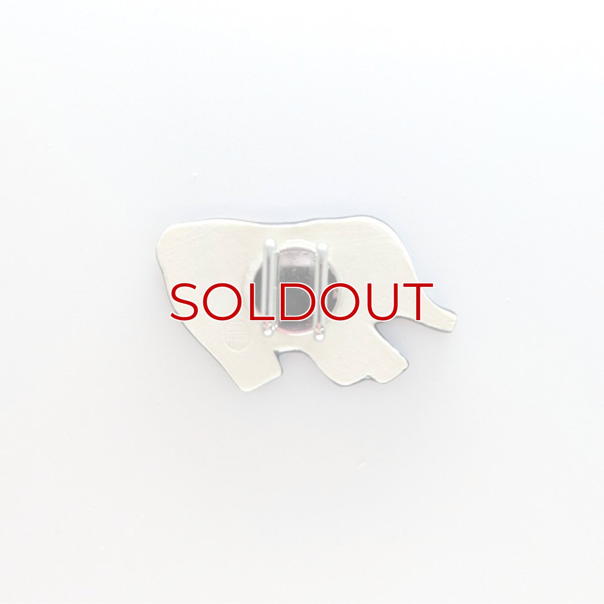 画像2: 五福さんの帯留め「夢見る象」 (2)