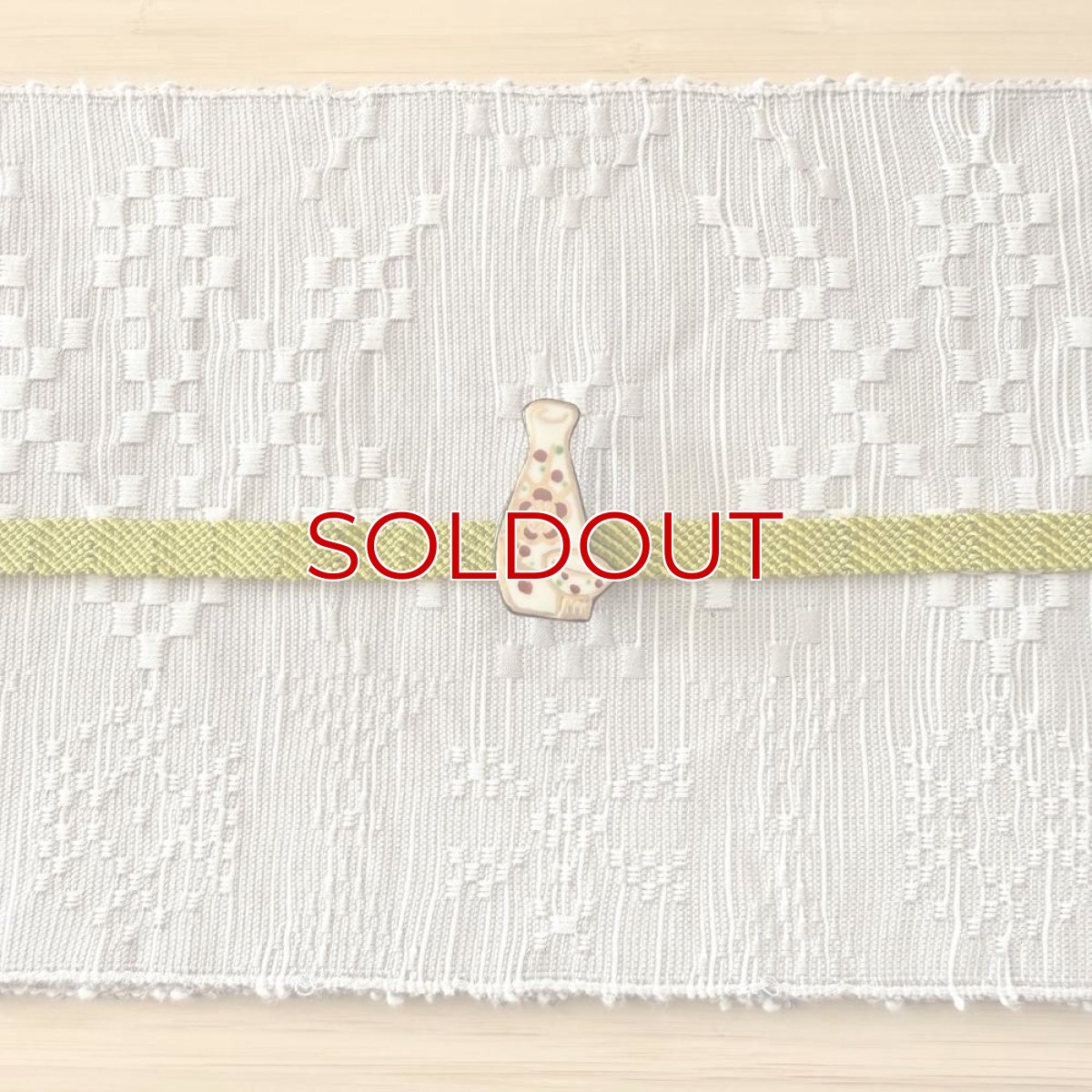 画像5: 五福さんの帯留め「徳利」梅 (5)