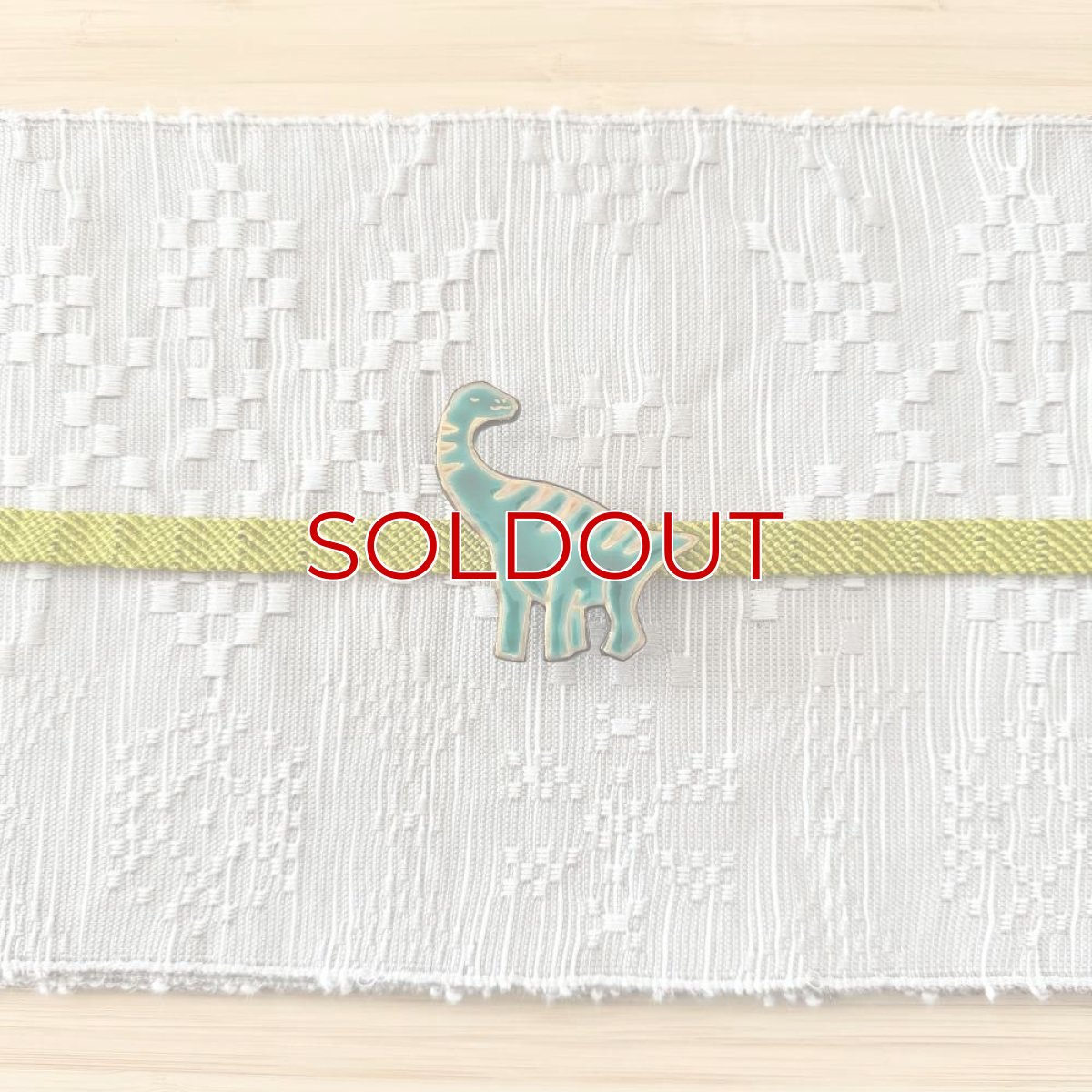 画像5: もたはんオリジナル恐竜帯留め「フクイティタン」 (5)