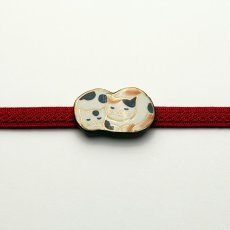 画像3: 五福さんの帯留め「親子猫」｜清水焼 (3)