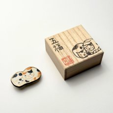 画像10: 五福さんの帯留め「親子猫」｜清水焼 (10)