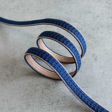 画像2: 日々紐〈あわせ〉瑠璃×桜鼠｜両面使えるマルチカラー帯締め (2)