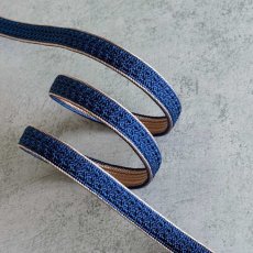 画像4: 日々紐〈あわせ〉瑠璃×桜鼠｜両面使えるマルチカラー帯締め (4)