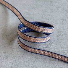 画像6: 日々紐〈あわせ〉瑠璃×桜鼠｜両面使えるマルチカラー帯締め (6)