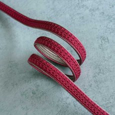 画像3: 日々紐〈あわせ〉葡萄×灰桜｜両面使えるマルチカラー帯締め (3)