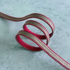 画像4: 日々紐〈あわせ〉葡萄×灰桜｜両面使えるマルチカラー帯締め (4)