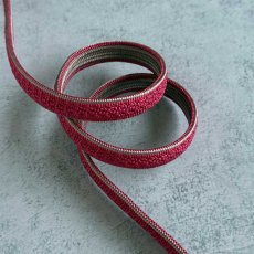 画像5: 日々紐〈あわせ〉葡萄×灰桜｜両面使えるマルチカラー帯締め (5)