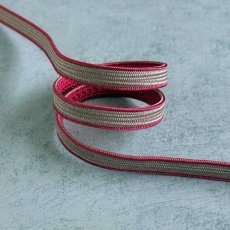 画像6: 日々紐〈あわせ〉葡萄×灰桜｜両面使えるマルチカラー帯締め (6)