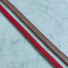 画像7: 日々紐〈あわせ〉葡萄×灰桜｜両面使えるマルチカラー帯締め (7)