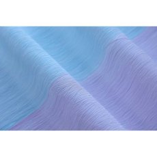 画像5: 小千谷縮 片身ぼかし「水浅葱藤」麻100％｜単衣夏きもの (5)