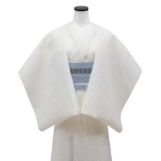 画像3: 小千谷縮「十字」本麻 織田工房｜単衣夏きもの (3)