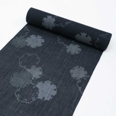 画像4: 小千谷縮「雪輪」本麻 織田工房｜単衣夏きもの (4)
