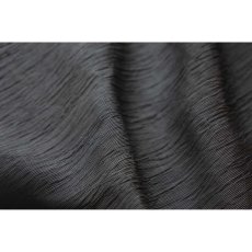 画像5: 小千谷縮 細縞「黒地×薄灰縞」麻100％｜単衣夏きもの (5)