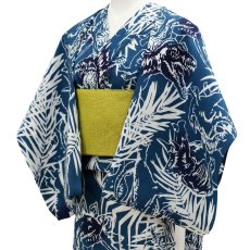 画像2: ルミロックの浴衣「ダイナソー」｜東京注染  (2)