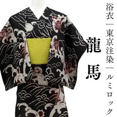 画像1: ルミロックの浴衣「龍馬」｜東京注染  (1)