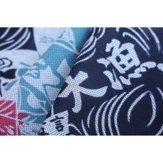 画像5: ルミロック 注染浴衣「ラッキードラゴン」綿100％刺子織 (5)