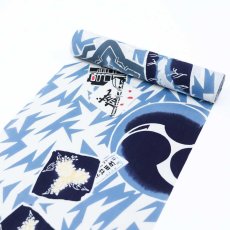 画像4: ルミロック 注染浴衣「土方歳三」綿麻 滝麻 (4)