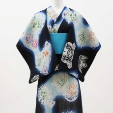 画像3: ルミロック 注染浴衣「水晶」和紙綿 (3)