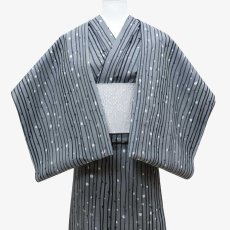 画像2: 丸久商店さんの浴衣｜東京注染 ｜綿紅梅「雪に柳」 (2)