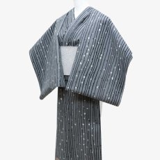 画像4: 丸久商店さんの浴衣｜東京注染 ｜綿紅梅「雪に柳」 (4)