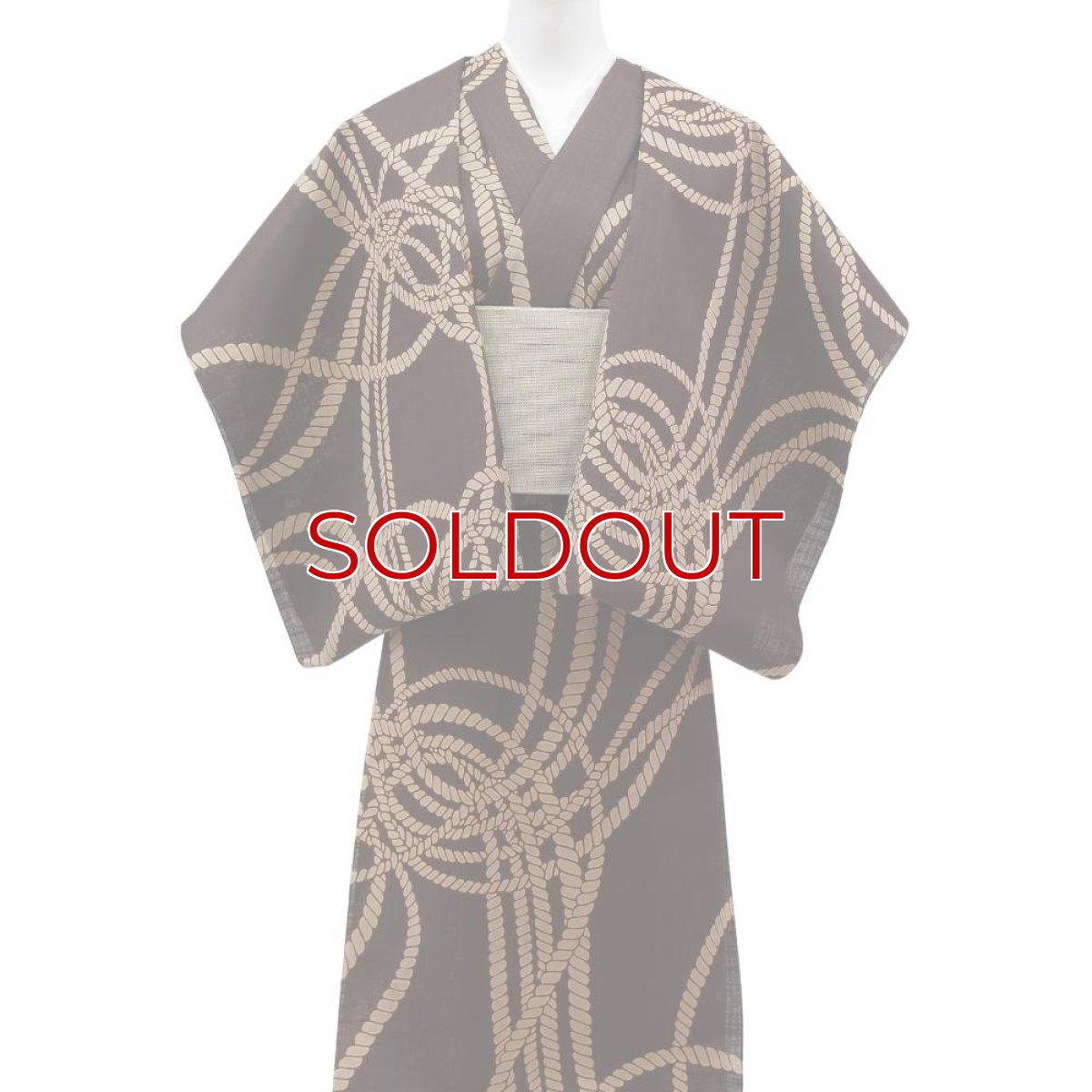 画像2: 丸久商店さんの綿麻浴衣｜東京注染 「大綱」 (2)