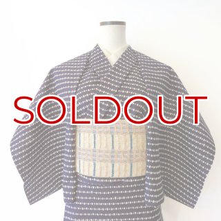 新江戸染・丸久商店さんの浴衣「大格子」 | 普段着きものもたはん