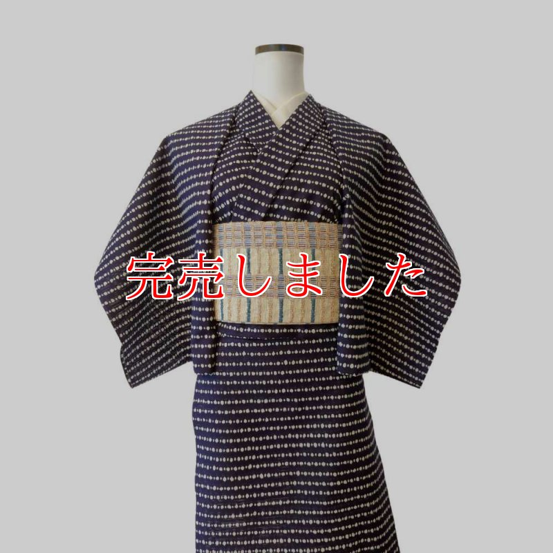 新江戸染・丸久商店さんの浴衣「子持ち絣」 | 普段着きものもたはん