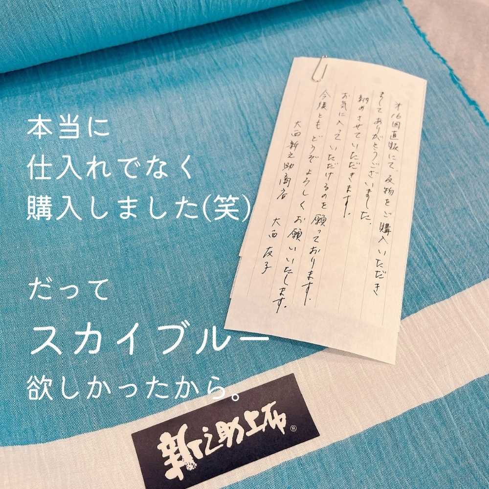 大西新之助上布｜普段着きものもたはん