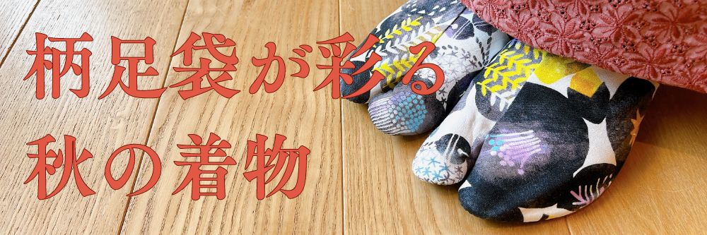 柄足袋・コールテン足袋｜普段着きものもたはん