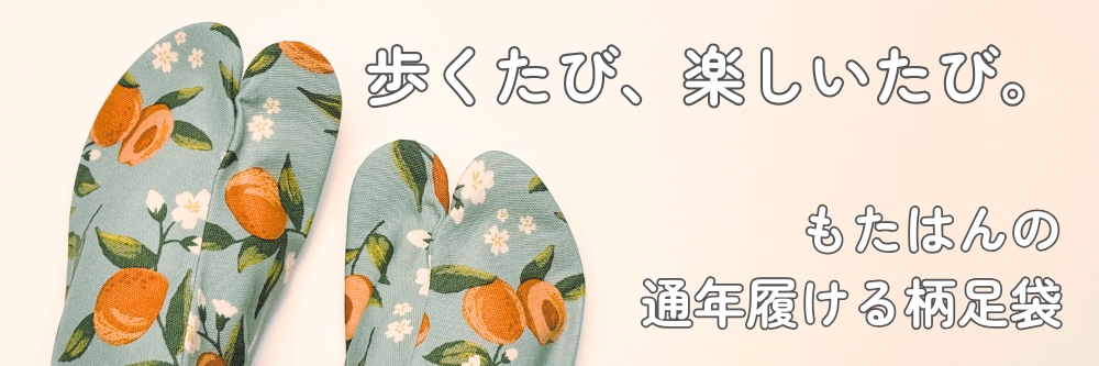 普段着着物｜柄足袋｜普段着きものもたはん