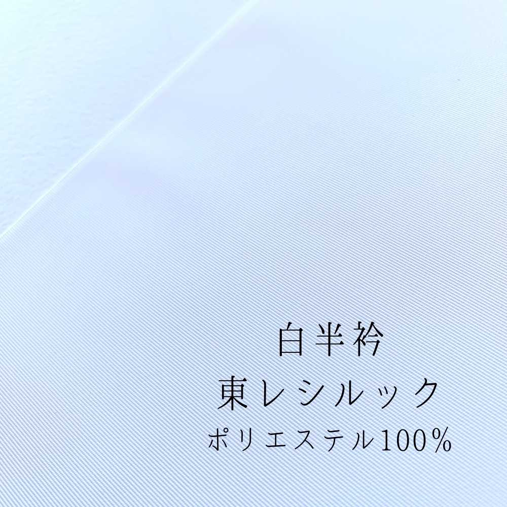 306円 最愛 白半衿 東レ シルジェリーN ポリエステル100％ ２枚セット