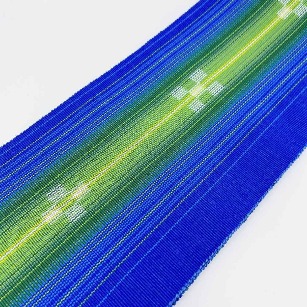 八重山ミンサー　手織り半幅帯｜普段着きものもたはん