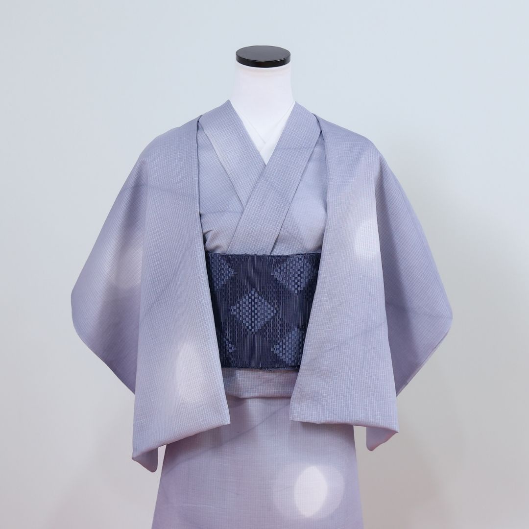 片貝板〆絞り/綿麻着物｜普段着きものもたはん