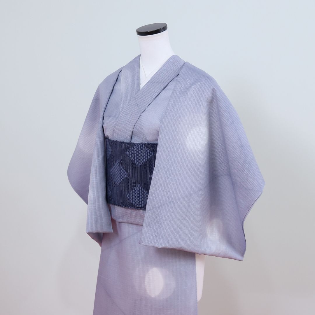 片貝板〆絞り/綿麻着物｜普段着きものもたはん