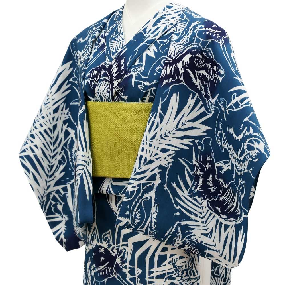 恐竜｜浴衣｜ルミロック｜普段着きものもたはん