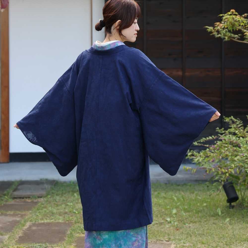 洗える木綿の羽織《花鳥綿羽織》|普段着きものもたはん