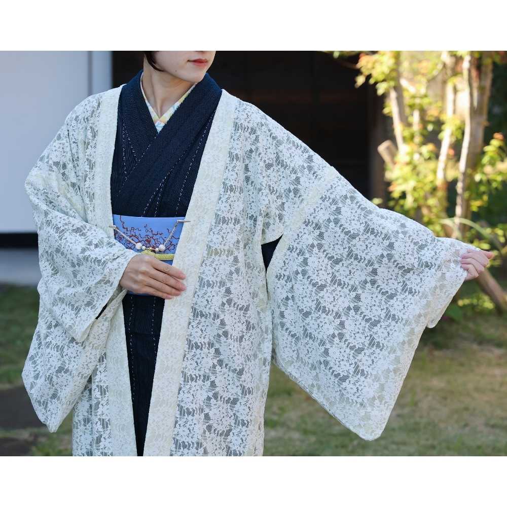 洗えるレースの単衣羽織｜普段着きものもたはん