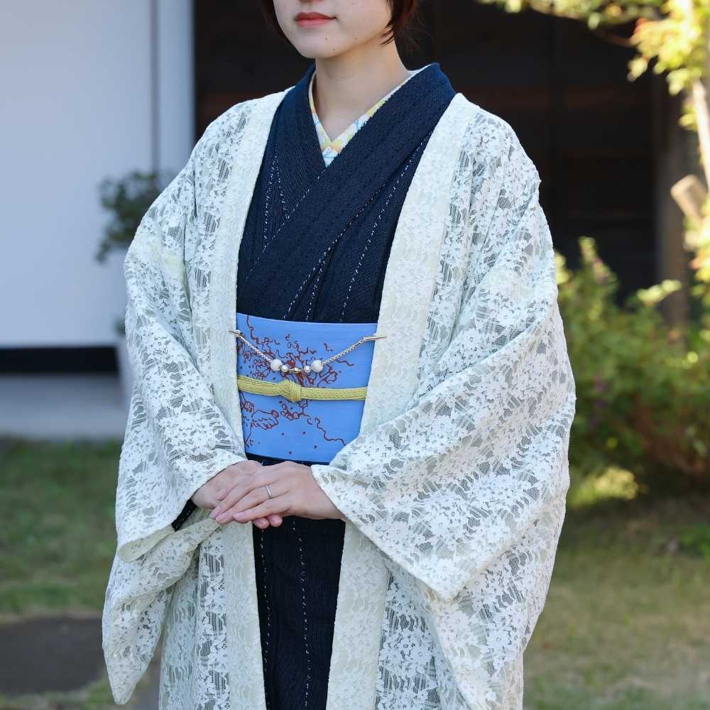 洗えるレースの単衣羽織｜普段着きものもたはん