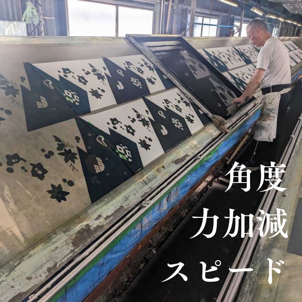 綿縮緬の洗える木綿着物『復刻辻ヶ花』青緑×葡萄。ひでや工房×もたはん