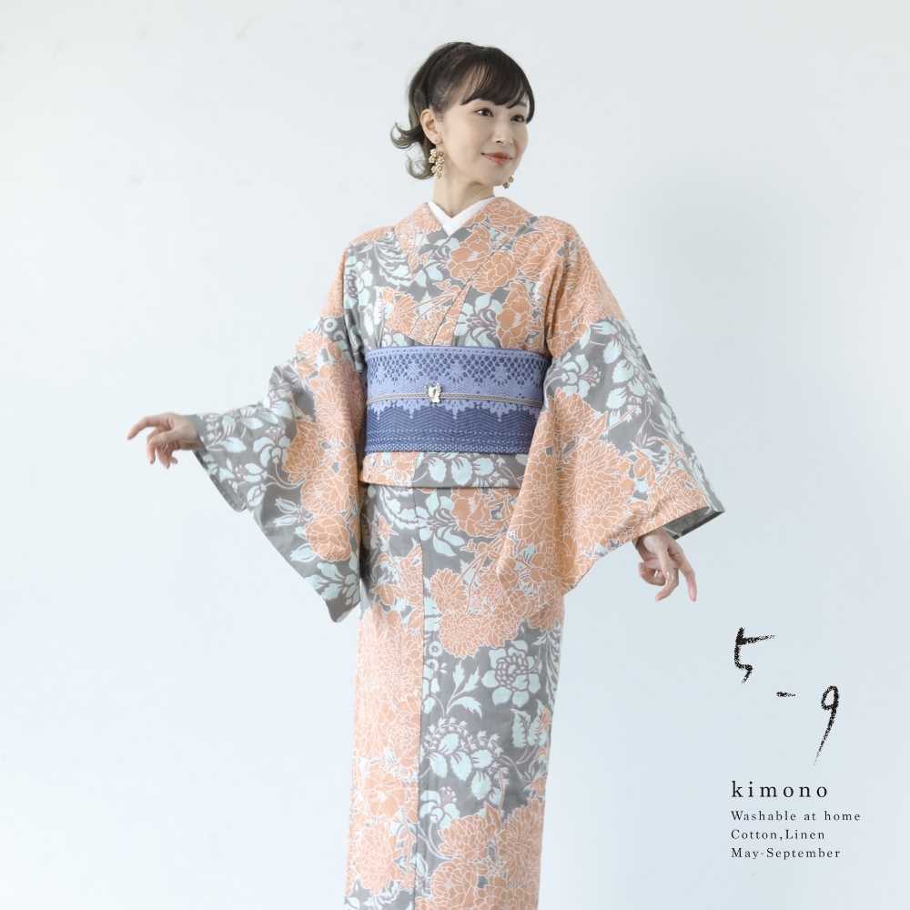 59kimono2024「フラワーオンシルエット」